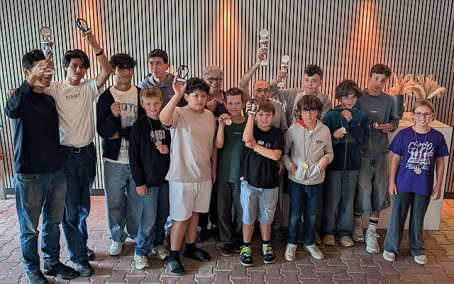 Siegerehrung 1. Bornheimer Schnellschach Open Turnier