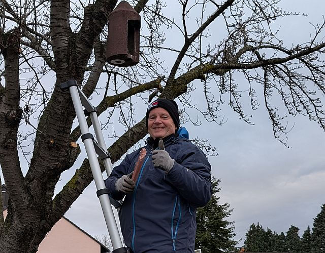 OAS Uedorf reinigt Nistkästen im Herbst 2025