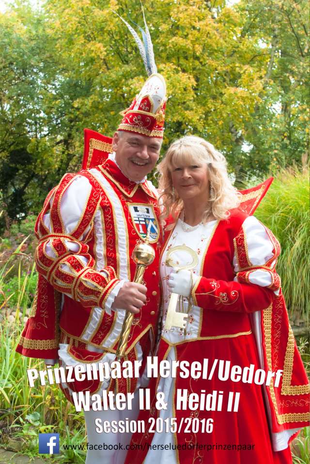 Hersel-Uedorfer Prinzenpaar 2015/2016 Heidi II. und Walter II.