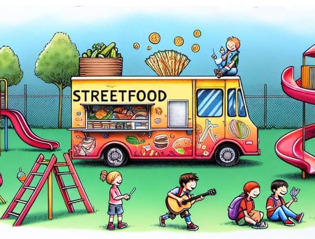 Streetfood Spendenaktion für Schulhofumgestaltung