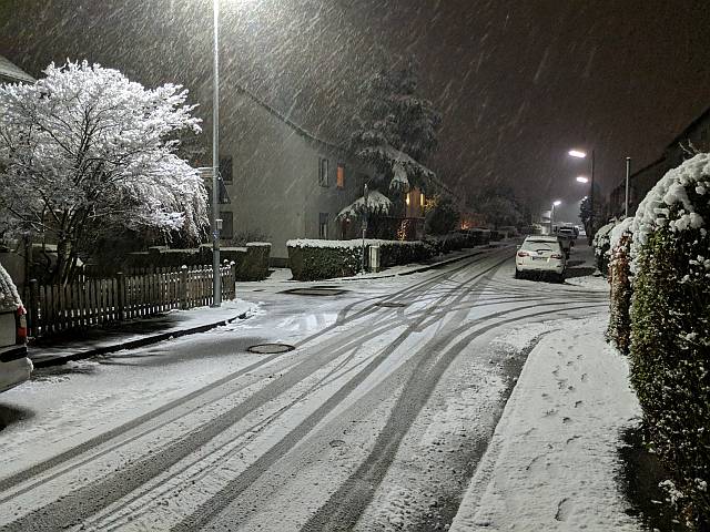 Januar 2019: Wintereinbruch in Uedorf